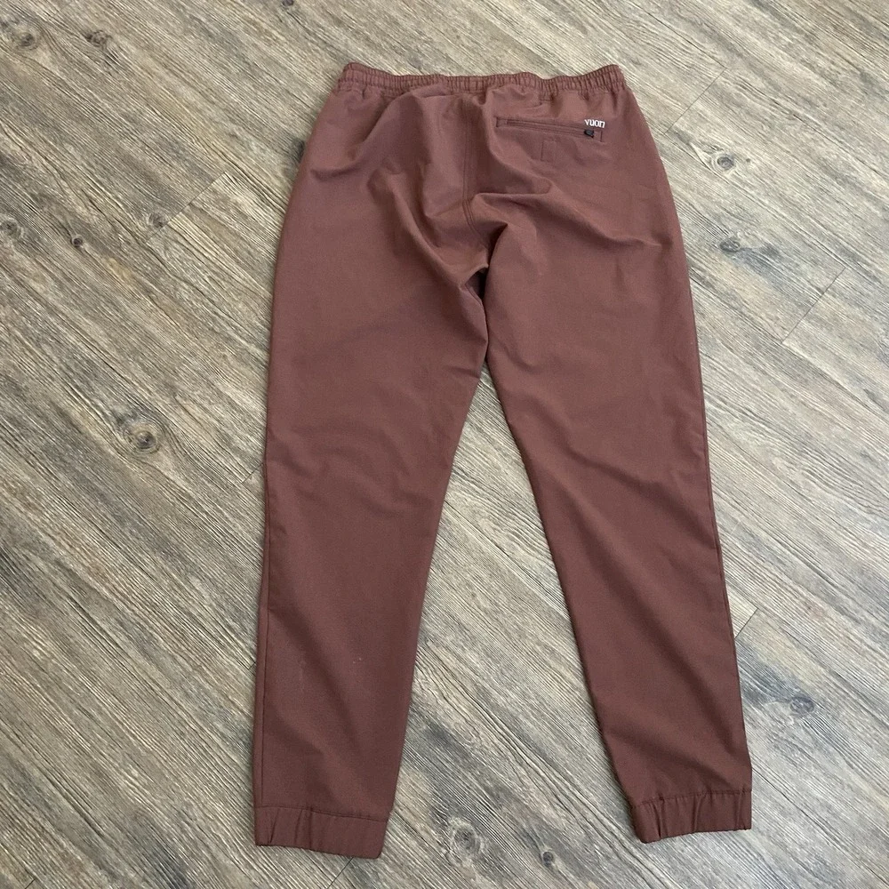 Vuori Transit Technical Joggers Mens X-Large Rust Performance Stretch Pants V417 - Picture 9 of 9
